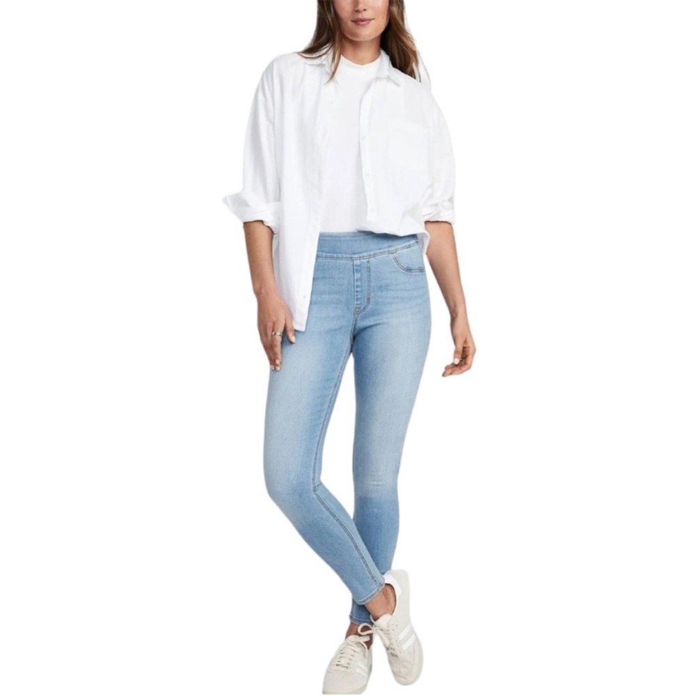 Old Navy Mid-Rise Rockstar Super Skinny Jeans / Jeggings | Tall - Picture 1 of 15